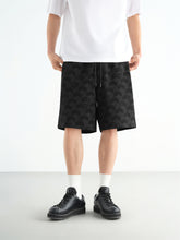 Men's Allover Jacquard Textured Shorts
